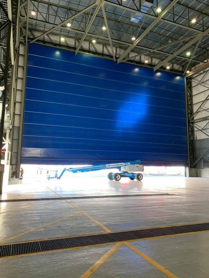 Distribution center dock doors
